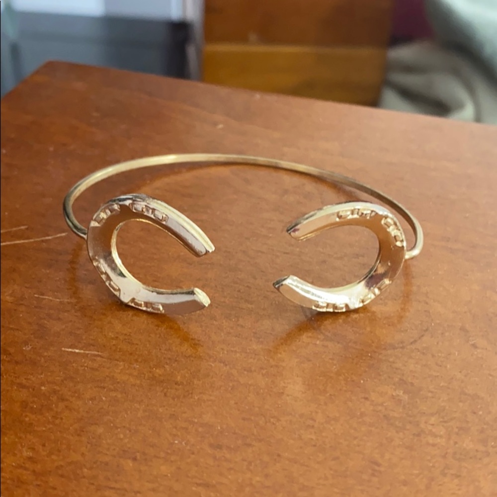Gold Western wire cuff
